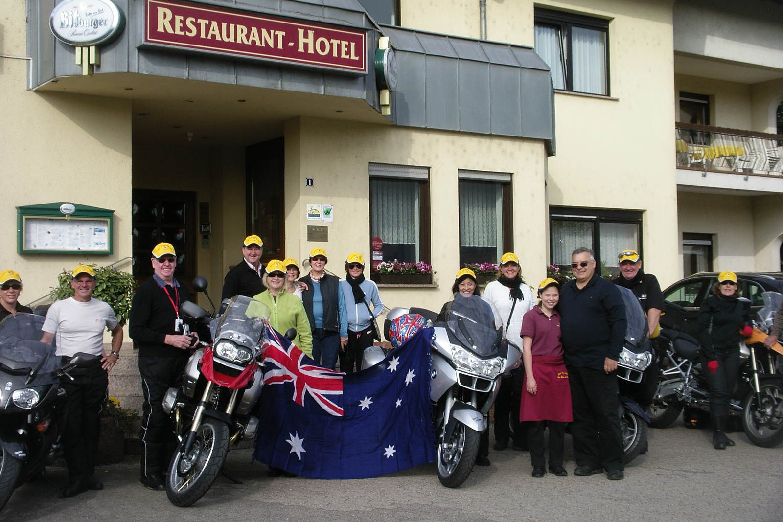 Motorradfahrer im Hotel Haus Schons in Mettlach